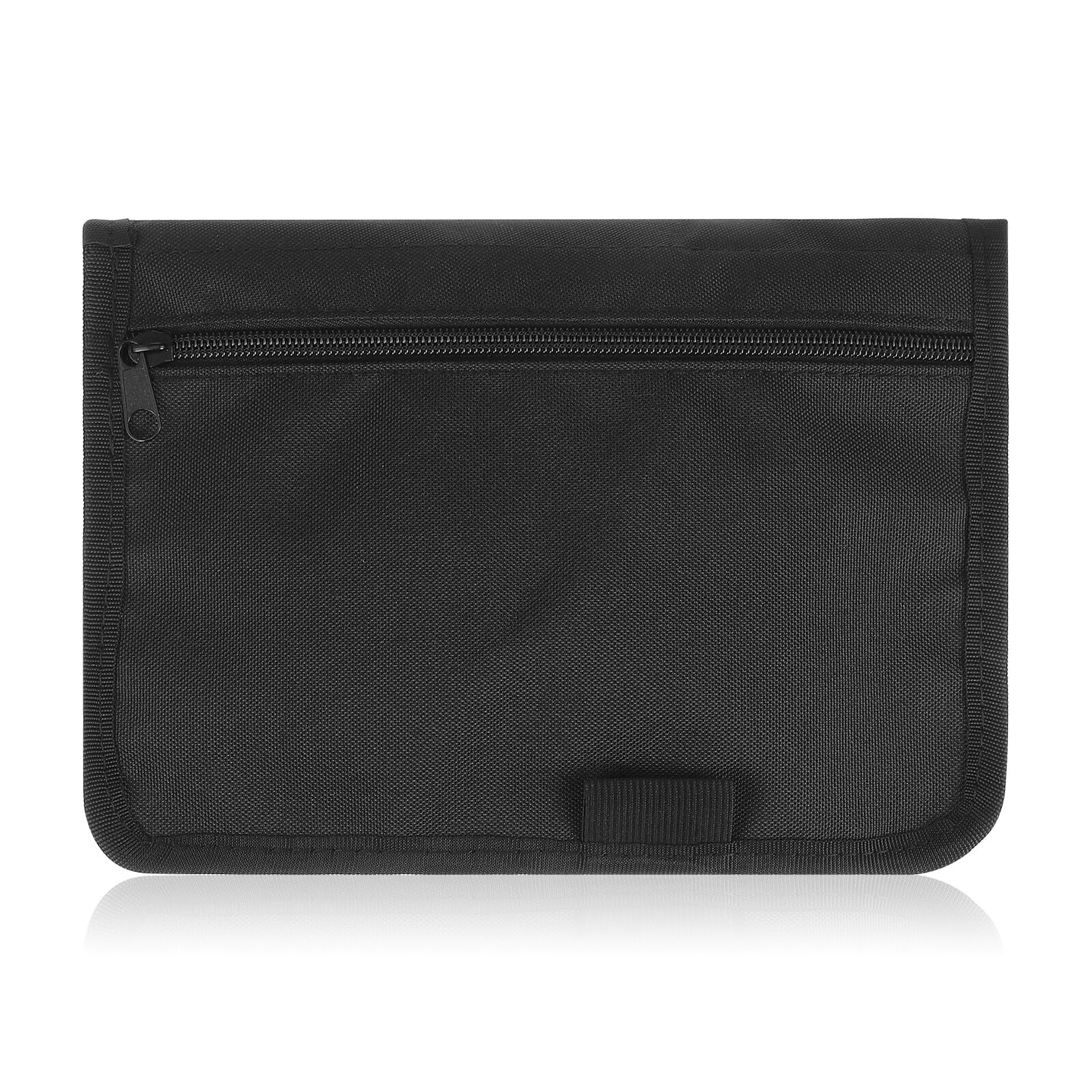 Bolsa organizadora de documentos de carro, tecido Oxford, porta-cartões de registro e seguro, porta-luvas portátil para guias de carro e carteiras de motorista