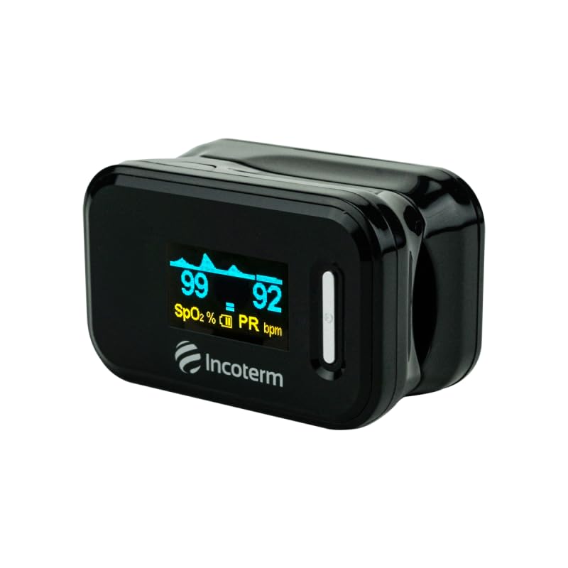 Oxímetro de Pulso Portátil Bluetooth Incoterm OX500