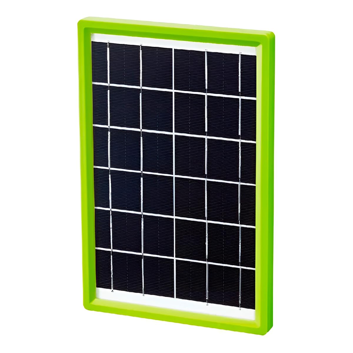 Painel Solar Portátil 5 em 1, 27x18cm, 6W, Carregador com Múltiplos Conectores para Acampamento, Trilhas e Emergências, Placa Monocristalina com Cabo 3m