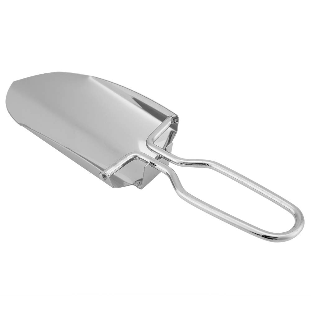 Cosiki Portátil Mini pá Dobrável Multifuncional Ao Ar Livre pá para Pesca Acampamento e Jardinagem de Aço Inoxidável Leve