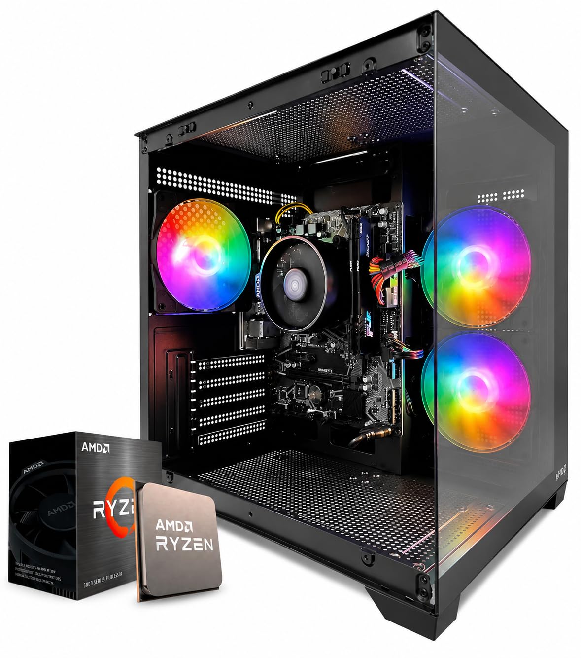 Pc Gamer Computador Cpu Ryzen 7 5700G / SSD 1TB M.2 NVMe / 32gb Memória Ram Ddr4 / 700w / Windows 11 Pro