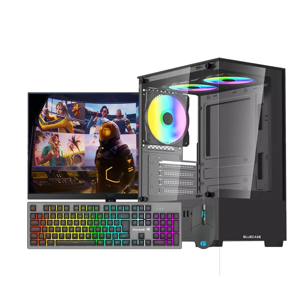 PC Gamer Army Ryzen 5 3400G Vega 11 16GB RAM SSD NVMe 500GB Gabinete Aquário RGB + Wi-Fi (COM MONITOR-TECLADO-MOUSE)