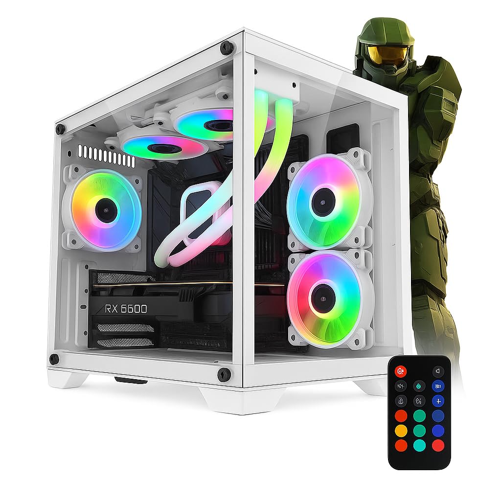 PC Gamer Core i9, 32GB RAM, 1TB SSD, RTX 5060 8GB, Water Cooler, Fonte 600W, Wi-Fi, Windows 11, Branco