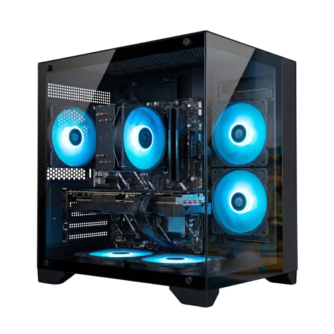 PC Gamer EPIC by BluePC - Intel Core Ultra 5 225F, Geforce RTX 5070 12GB, 32GB DDR5, SSD 1TB M.2 NVMe, 800W 80 Plus, Preto, 5 fans RGB - PGBP-EPI1275