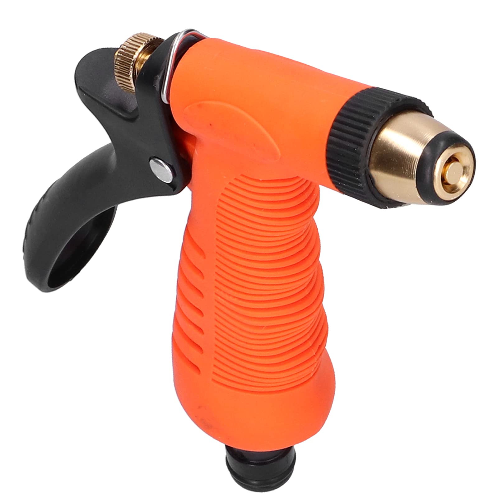 Pistola de água de alta pressão, pulverizador portátil de rega de jardim e limpeza de carro, ferramenta multifuncional de aspersão com construção em latão e ABS