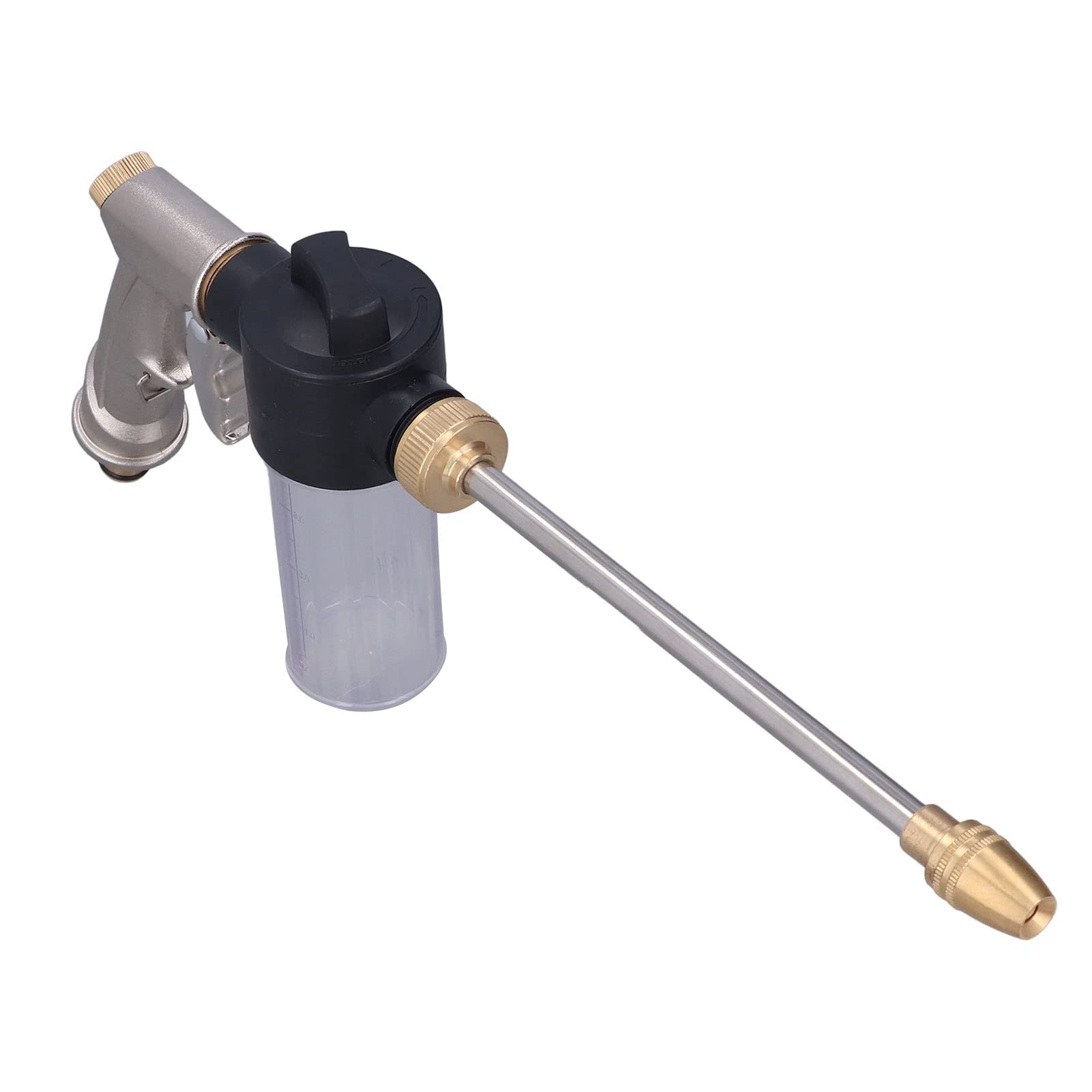 Gonetre Pistola de água de Alta Pressão, Pulverizador de Bico de Latão Com Arruela de Espuma para Irrigação de Jardim, Lavagem de Carro, Limpeza de Piso