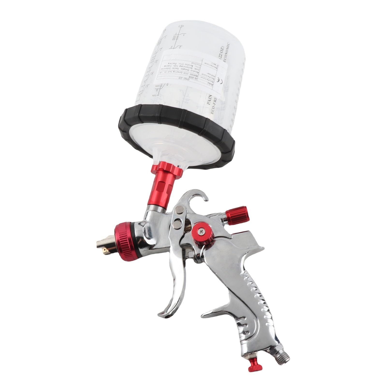 Generic Kit de Pistola de Pintura Automotiva HVLP Com Bico de 1,4 Mm 1,7 Mm 2,0 para Detalhamento de Precisão e Acabamento Liso para Casa, Móveis e Indústria Automobilística