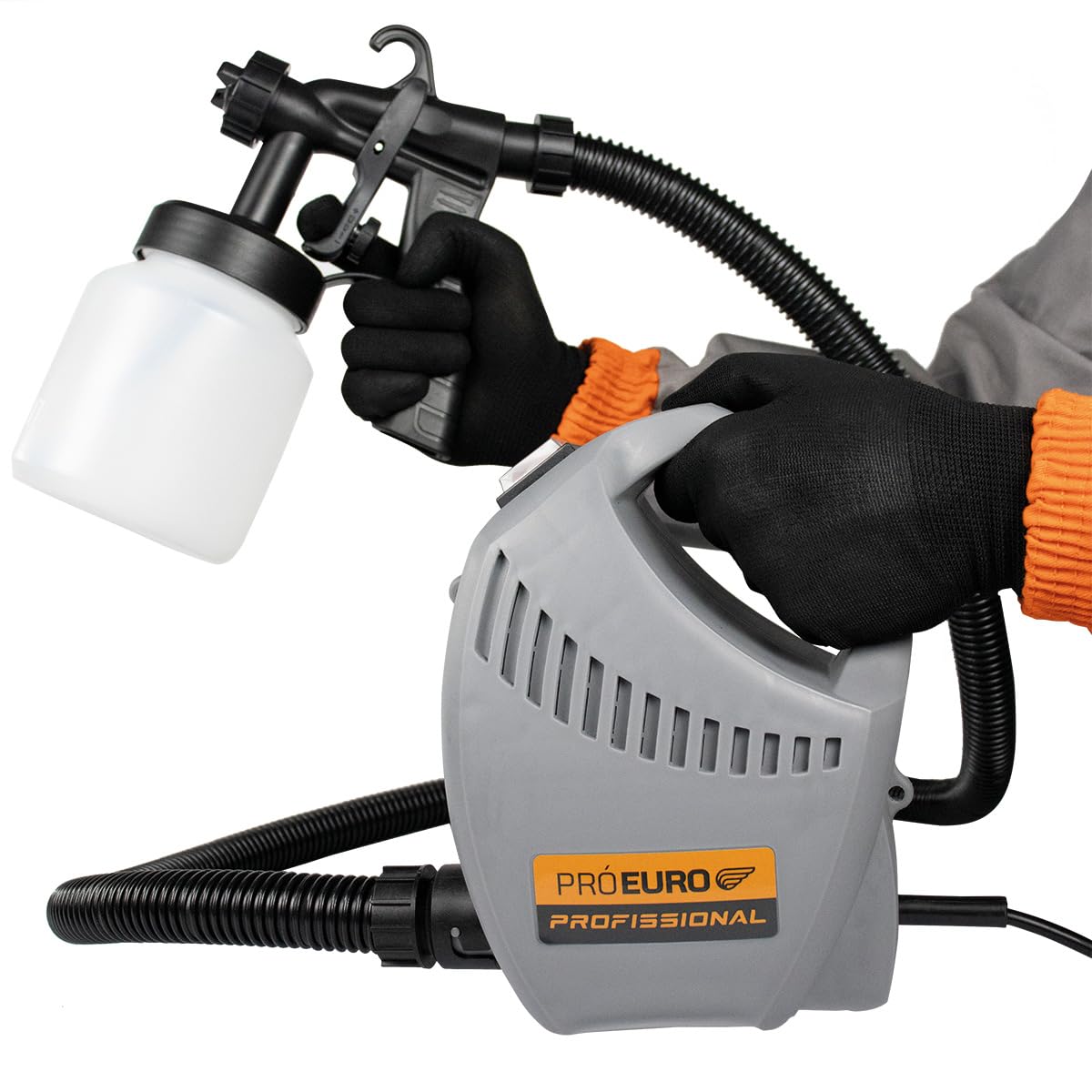 Pistola de Pintura Pulverizadora com Alça 650w 220v HVLP Pró Euro