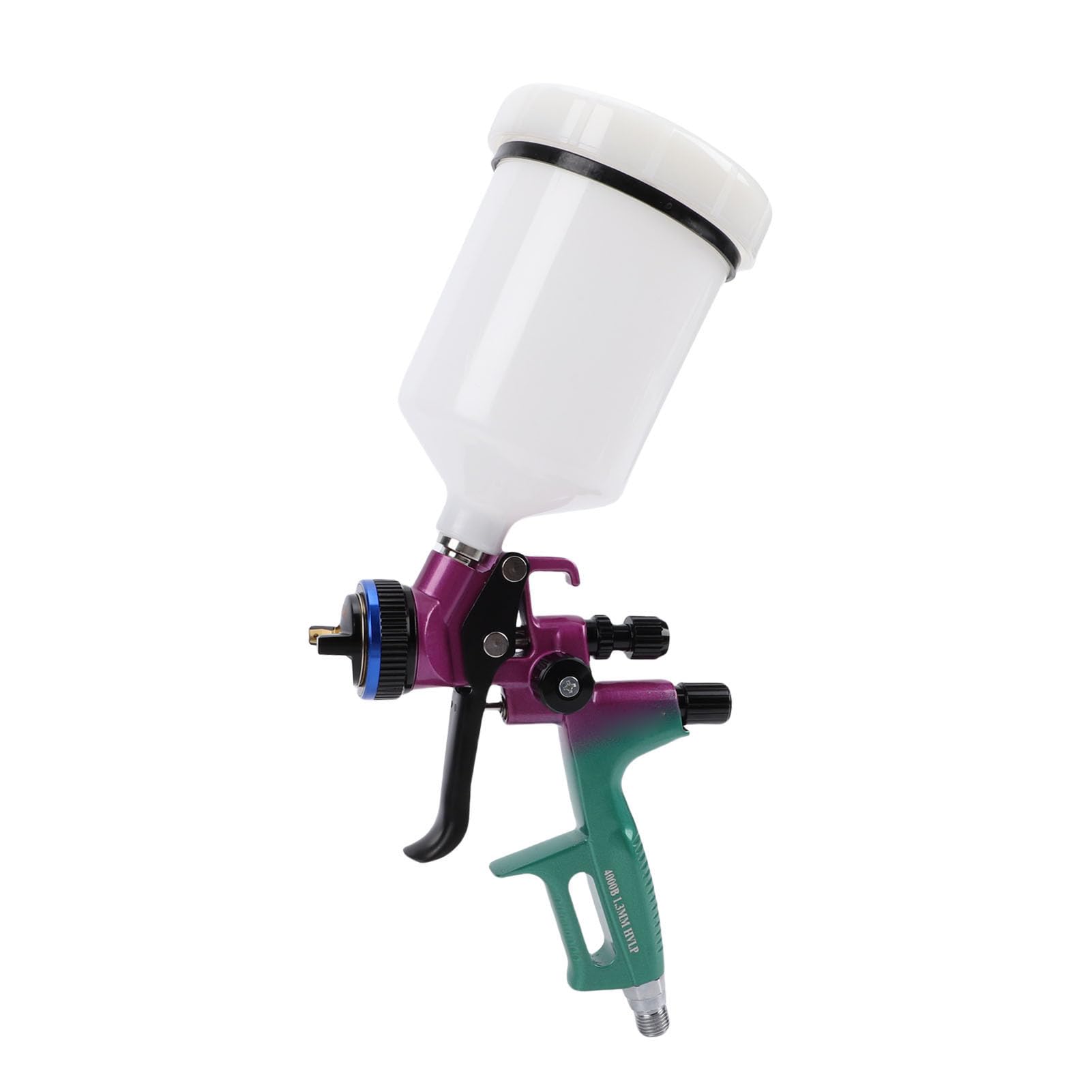 Marhynchus Pistola de Pintura HVLP para Pintura Profissional, Copa de 600ml | Aplicação consistente e uniforme, liga de alumínio leve, versátil para paredes e móveis, vazão ajustável
