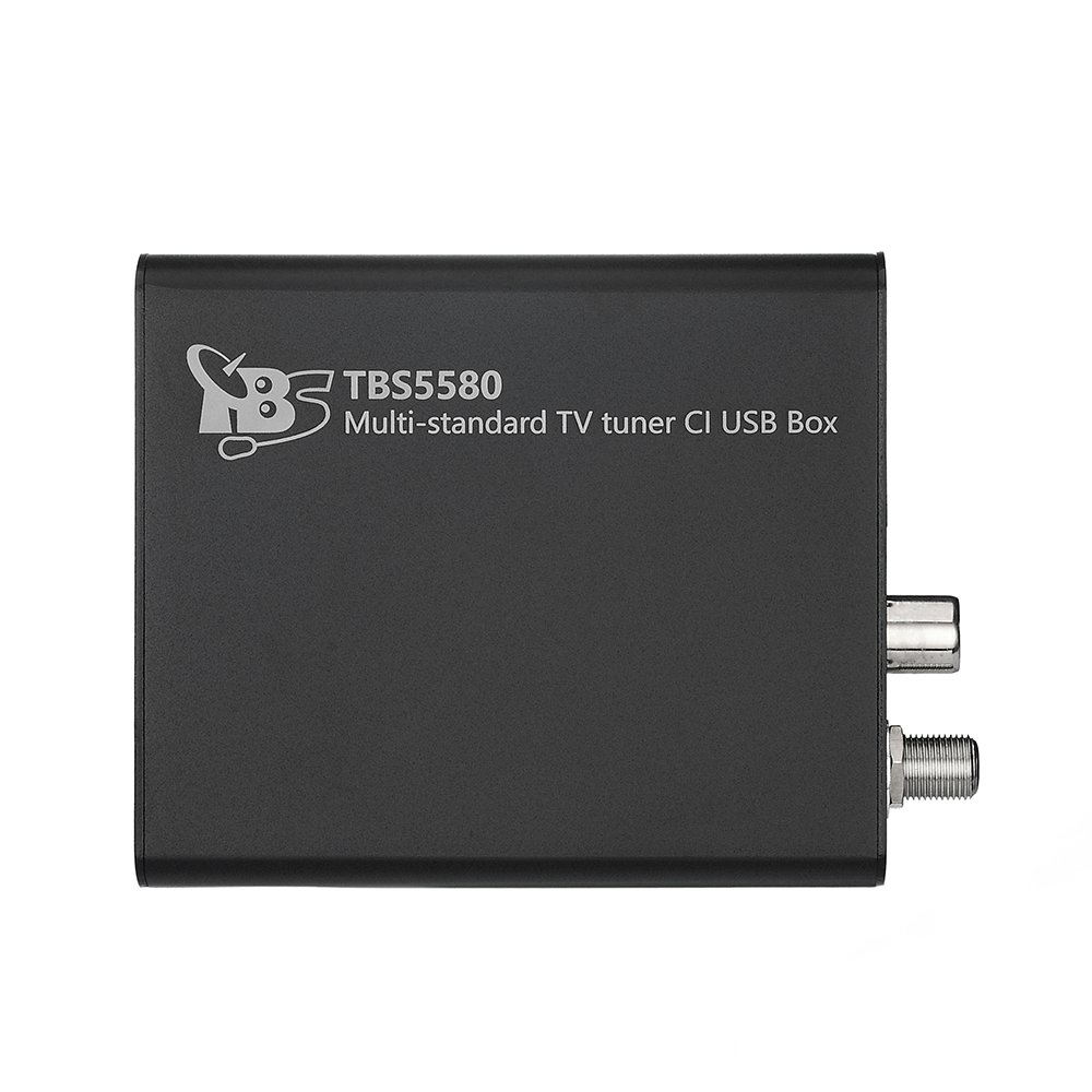 TBS Sintonizador De Tv Digital Tbs5580 Dvb-S2X/S2/S/T2/T/C2/C/Isdb-T Caixa Usb Com Slot Ci Para Ao Vivo/Windows/Linux/Htpc/Servidor Iptv