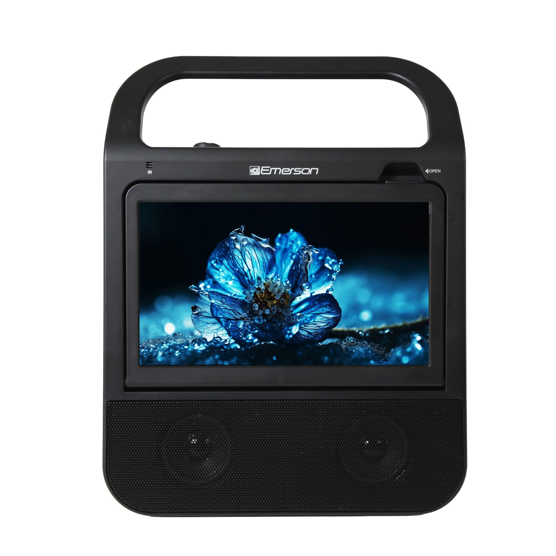 Emerson EDL-3000 Sistema portátil de TV e DVD Boombox de 10,1 polegadas | Tela IPS, sintonizador de TV ATSC integrado, entrada HDMI, Bluetooth® 5.3, reprodução USB e bateria recarregável – Hub de