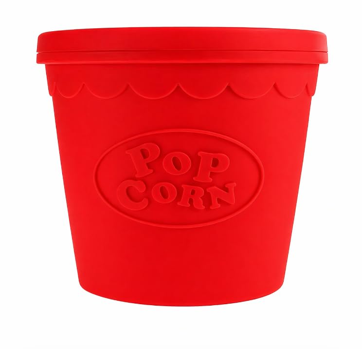 Pipoqueira de Silicone para Micro-ondas 1,75L Sem Óleo com Tampa, Reutilizável e Resistente – Storeasy