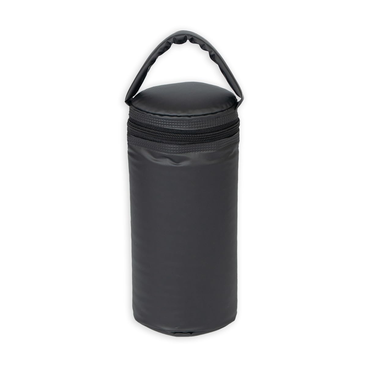 Porta Mamadeira Térmico Impermeável 1L com Alça e Zíper - Conserva Quente e Frio - Ideal para Passeio Bebê (Preto)
