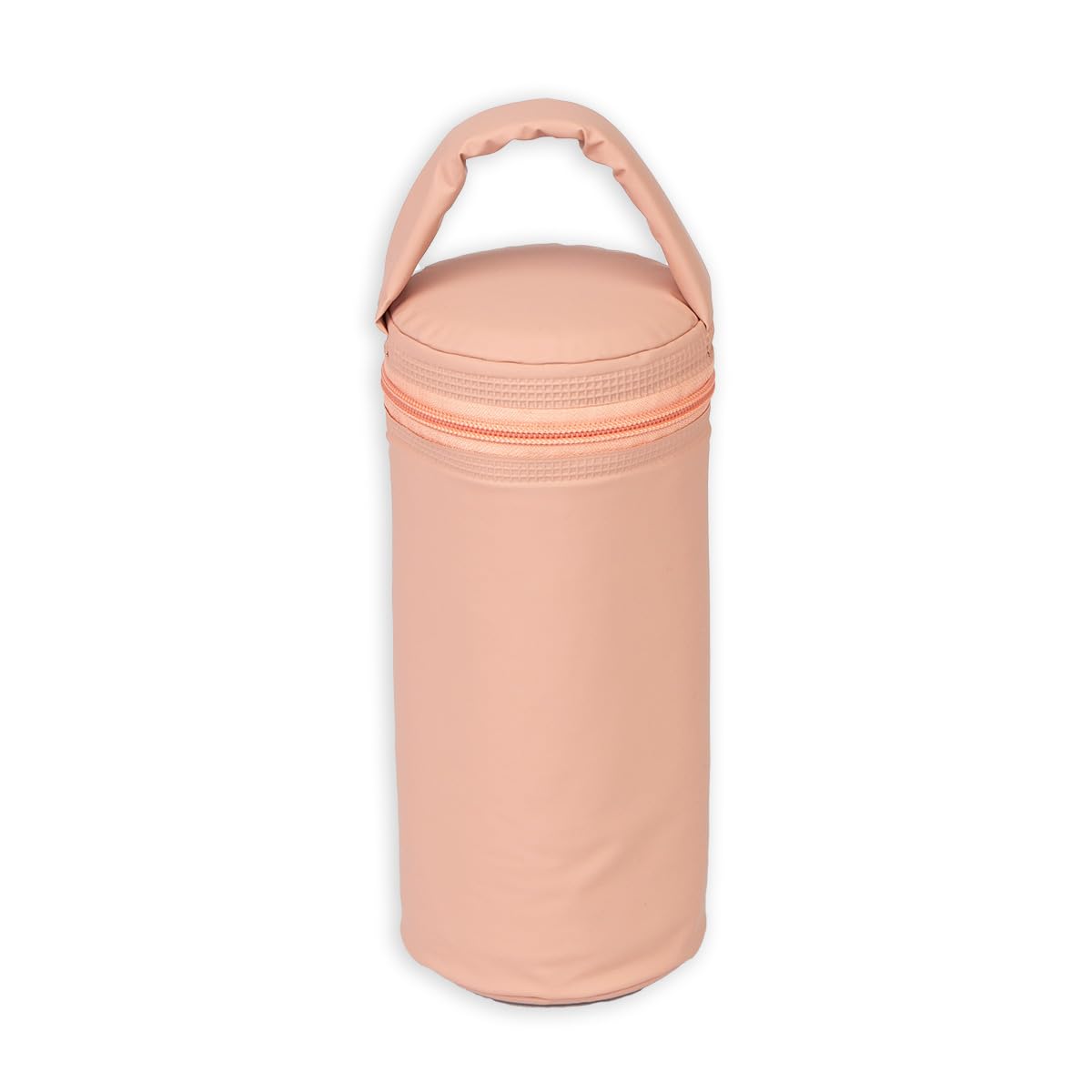 Porta Mamadeira Térmico Impermeável 1L com Alça e Zíper - Conserva Quente e Frio - Ideal para Passeio Bebê(Rosê)