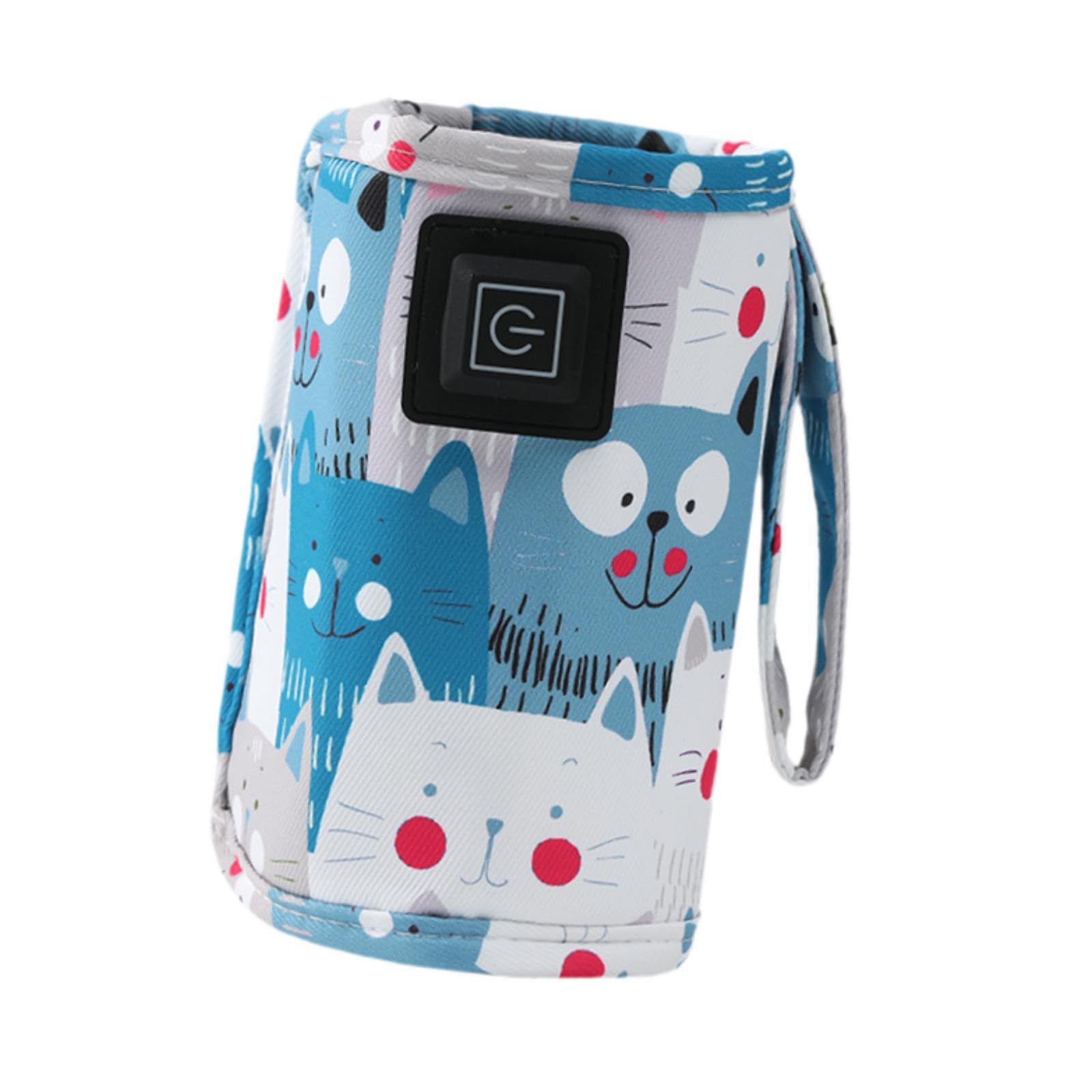 Bolsa aquecedora de mamadeira USB portátil, mantém a mamadeira aquecida rapidamente, aquecedor compacto para uso externo.