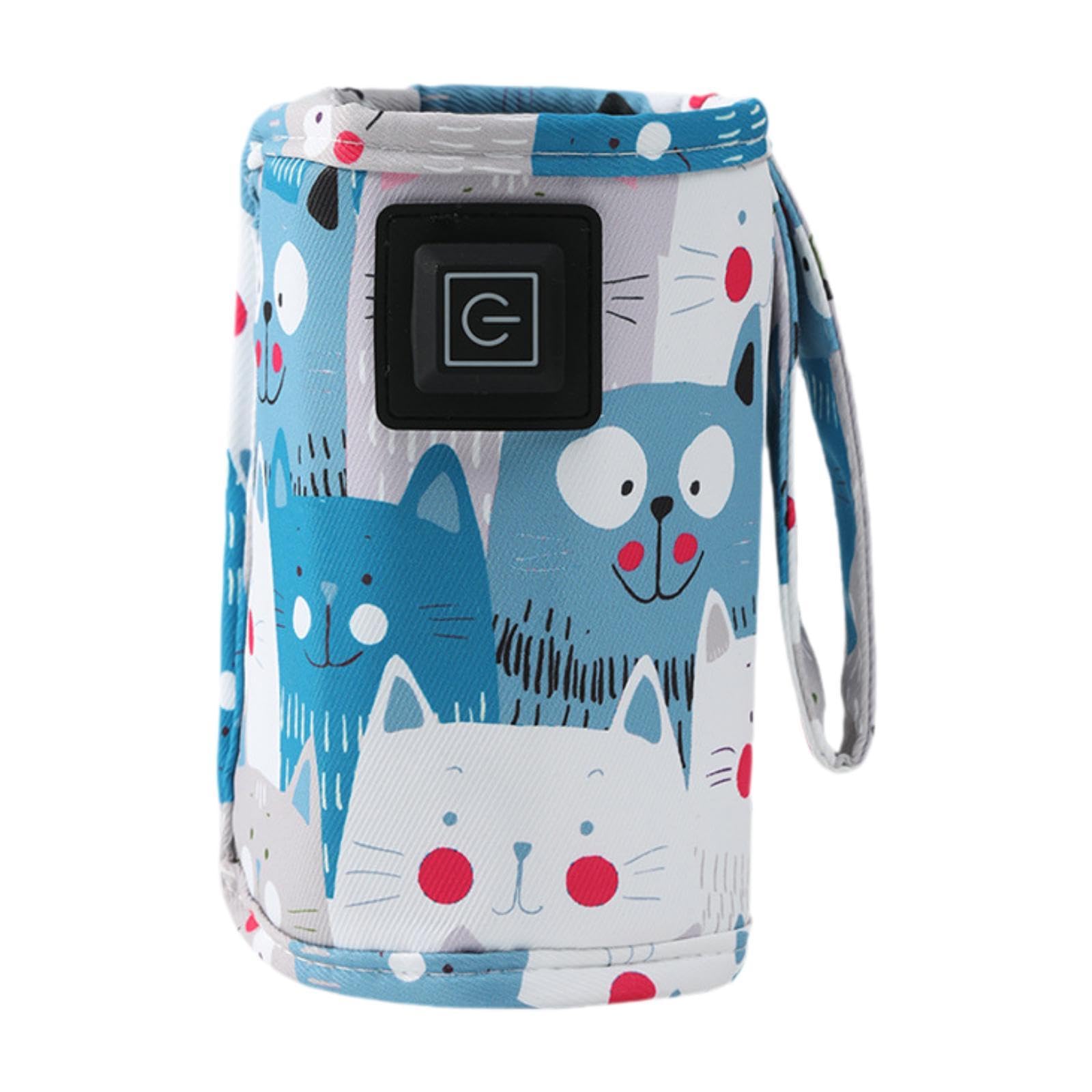 Esquirla Bolsa Aquecedora de Mamadeira USB Portátil, Aquecimento Rápido, Compacta, para Viagem no Carro, Mantém a Mamadeira Aquecida em Casa