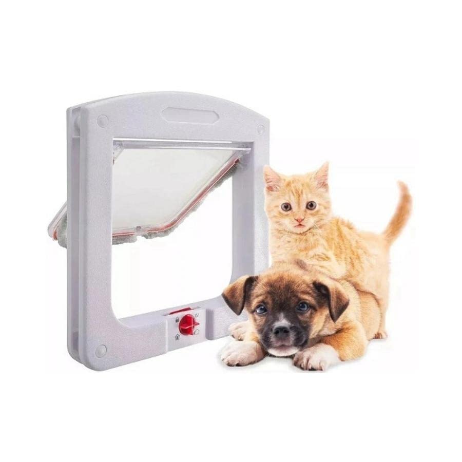 Porta Pet Para Cães E Gatos Ate 7kg Com Trava 4 em 1 (Branco)