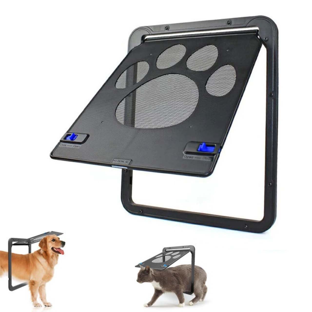 Porta De Passagem Tela Magnética Para Pet Cães Gato Cachorro Para Proteção Segurança Portinha Gatos Cão