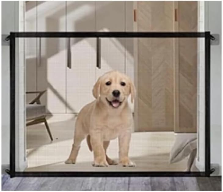Rede de Porta Pet Cachorros E Crianças Tela De Proteção Removível (70x90)