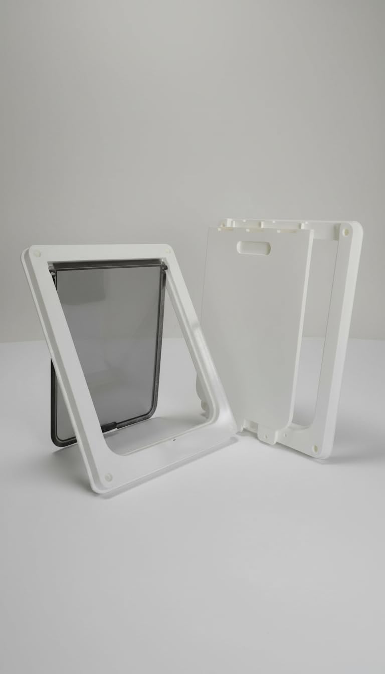 Porta Pet Cachorro Grande 36x43cm com Aba PVC Transparente