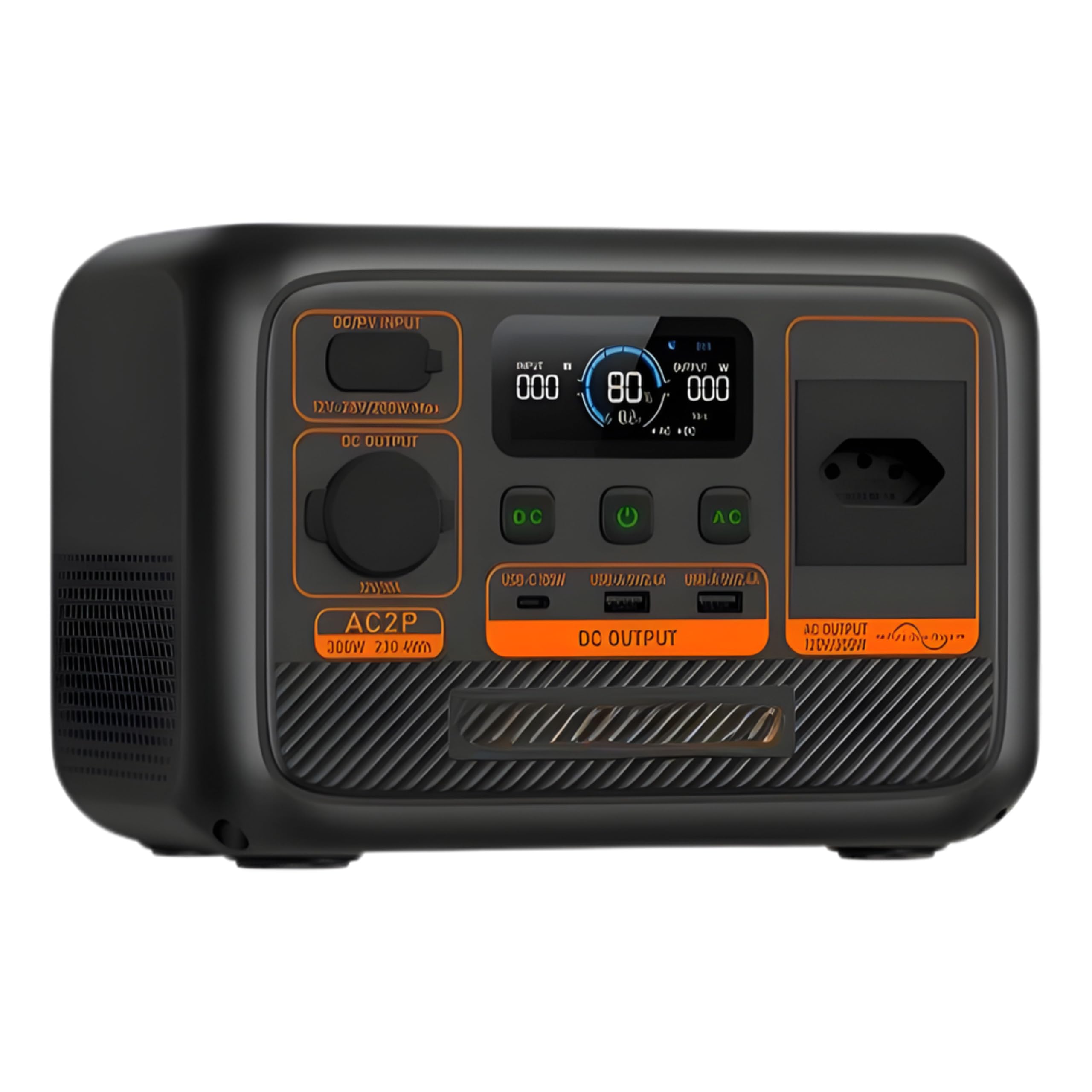 Estação de Energia Portátil 230Wh, Gerador Elétrico Compacto 127v, Bateria LiFePO4, 300W, Recarga Rápida