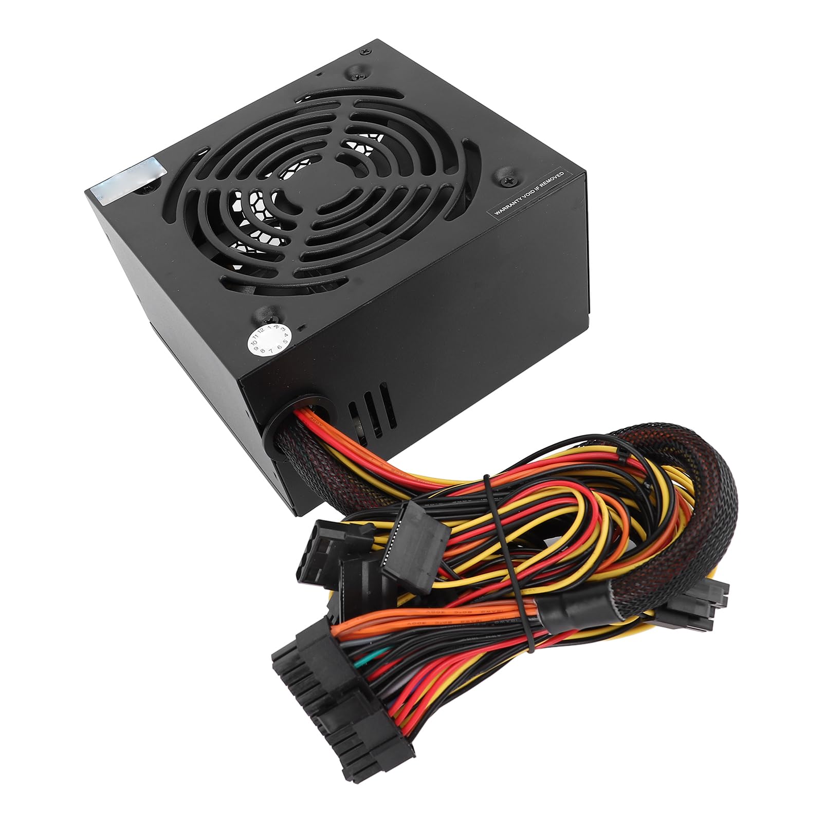 Fabater Fonte de Alimentação para Computador Desktop 300 W de Alta Eficiência Com Ventilador Automático para Jogos e Estações de Trabalho 1 Unidade