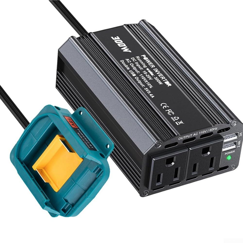 Inversor Portátil 300W USB-C durante pd e QC para Inversor Portátil(A)