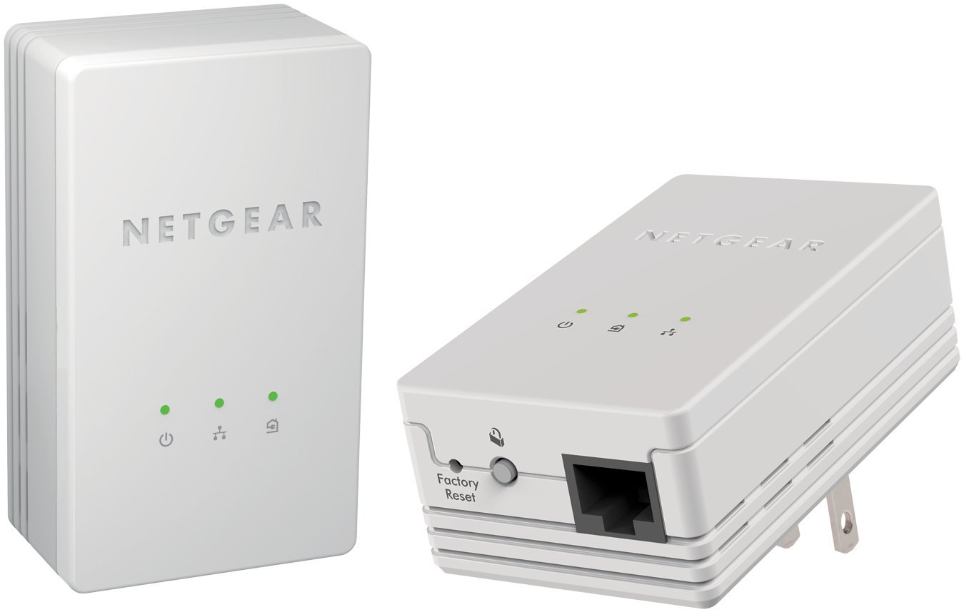 Netgear Mini adaptador XAVB1301-100PAS Powerline 200Mbps - Kit de iniciante (XAVB1301)
