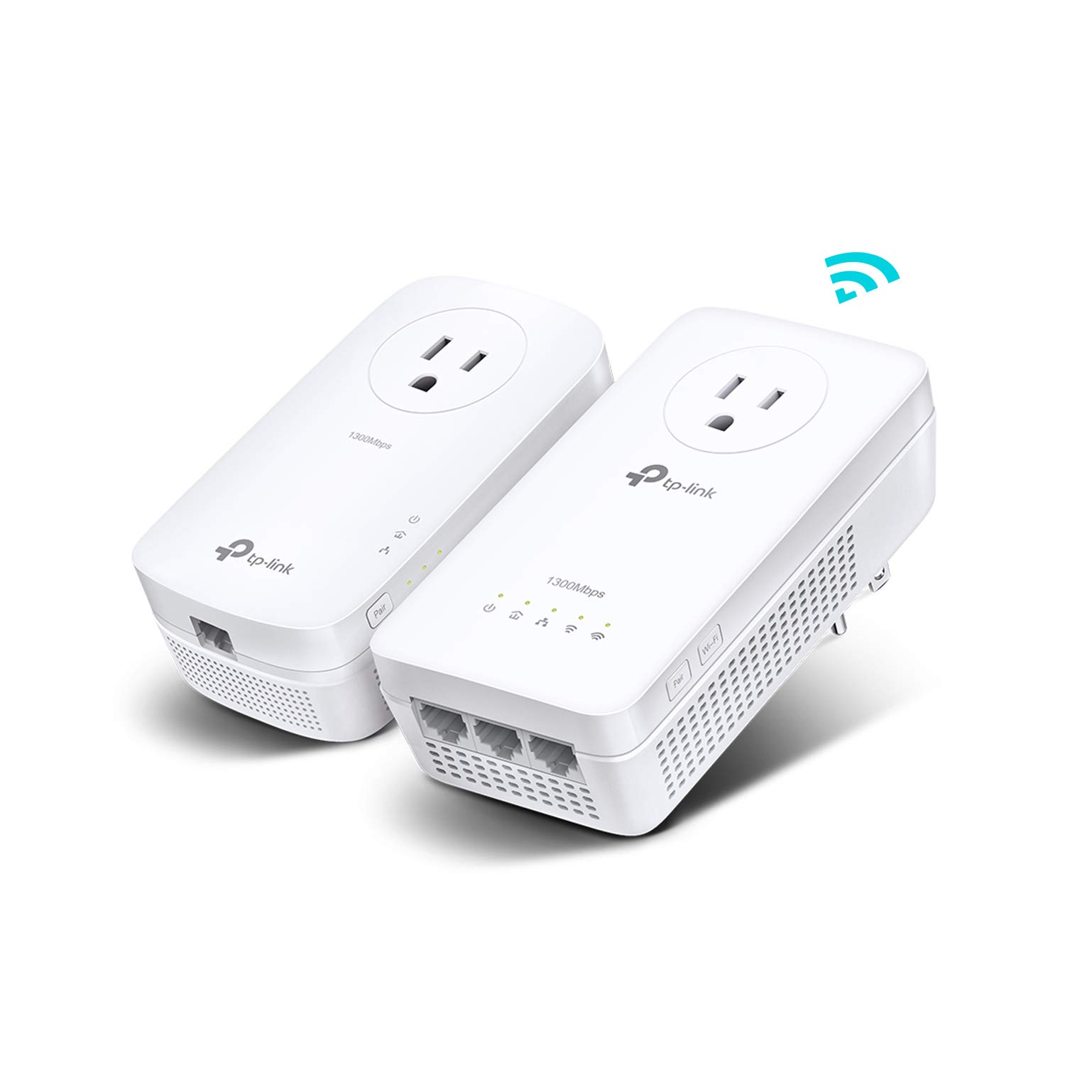 TP-Link Extensor WiFi Powerline (TL-WPA8631P) - Adaptador Ethernet AV1300 Powerline com WiFi de banda dupla AC1200, porta Gigabit, passthrough, OneMesh, Plug & Play, ideal para jogos/TV 4K