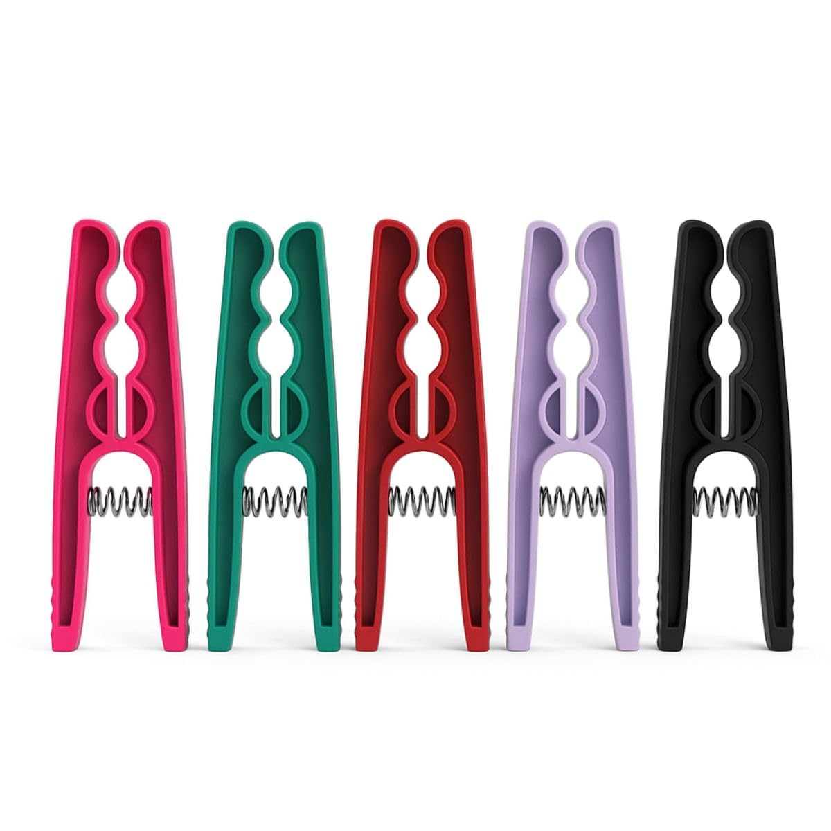 Kit 48 Pregadores de Roupa Plástico Resistente Varal Original Premium | Plástico Resistente Não Desmonta e nem Resseca Cores Variadas mas Todas Iguais no Pacote