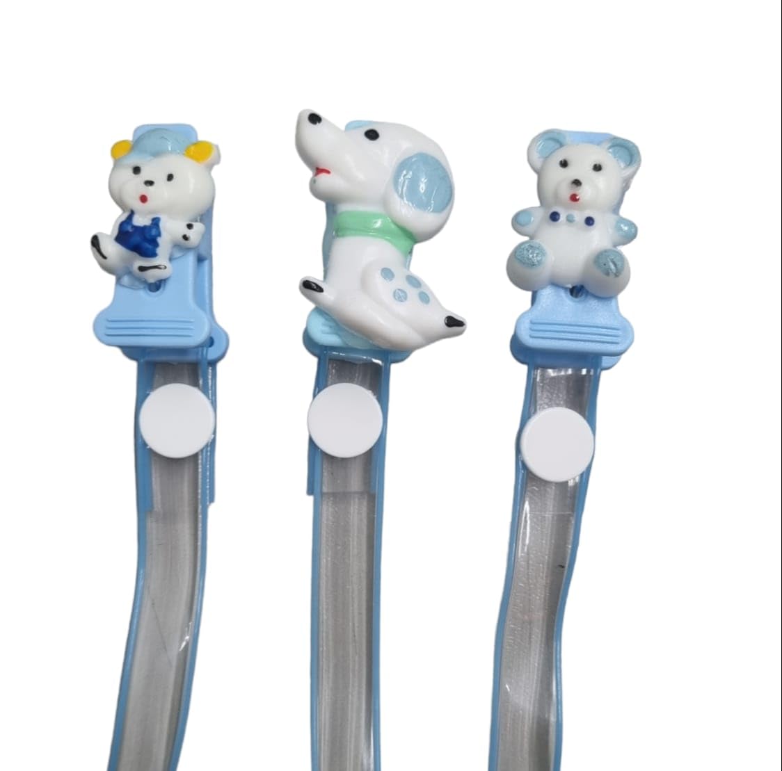 Sonne Prendedor De Chupeta Pop Fita Kit C/3 Az Azul