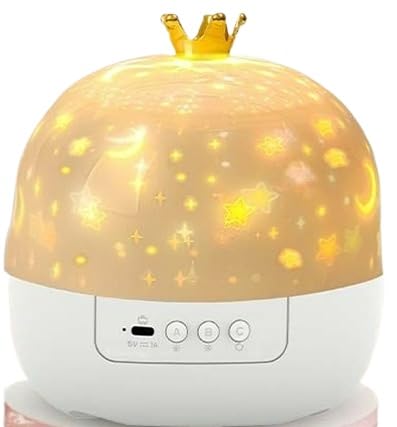 Projetor De Luz Noturna Estrela Luminaria Infantil Projetor Galaxia Com 21 Filmes Rotação 360 Graus LED Para Quarto De Bebê E Crianças(C21slide+20músic+Bluetooth)
