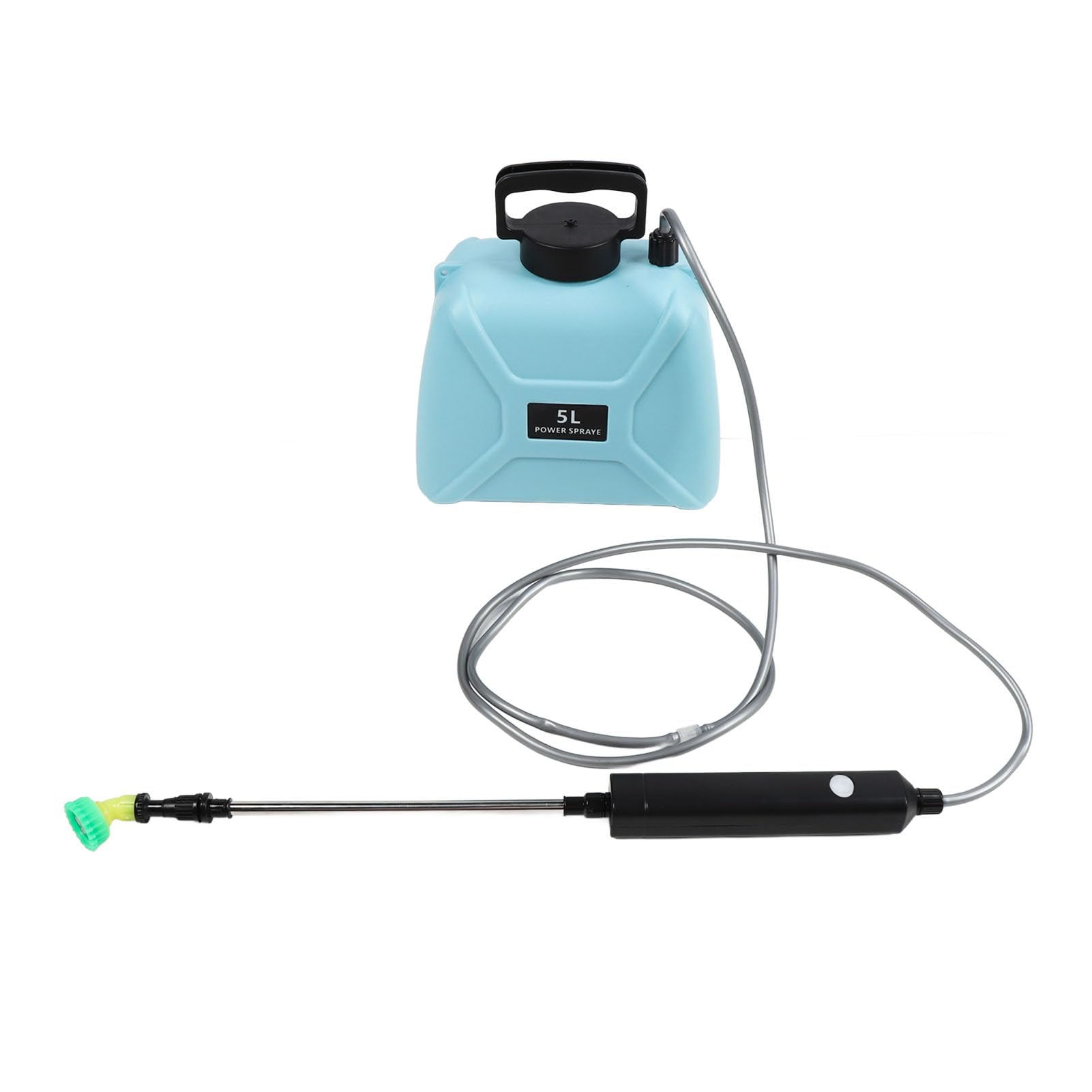Cosiki Pulverizador Elétrico de 5L, Pulverizador de Jardim Alimentado por Bateria Com Bico Ajustável e Alça Recarregável USB, Ideal para Jardinagem de Gramado