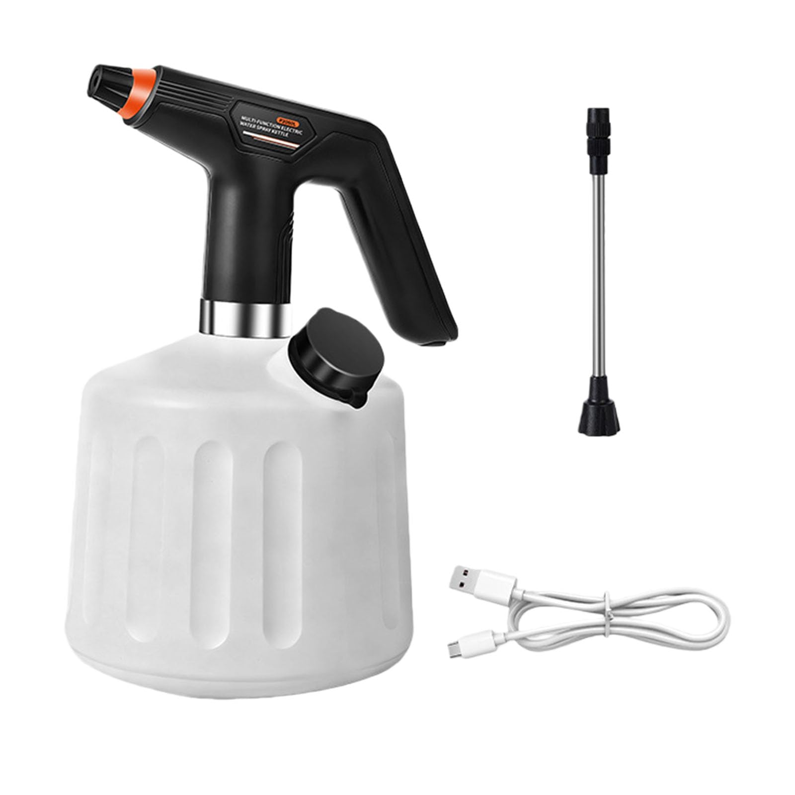 Pulverizador elétrico recarregável USB 2L de alta pressão para jardim 1500 mAh design alimentado por bateria Pulverizador elétrico de jardim