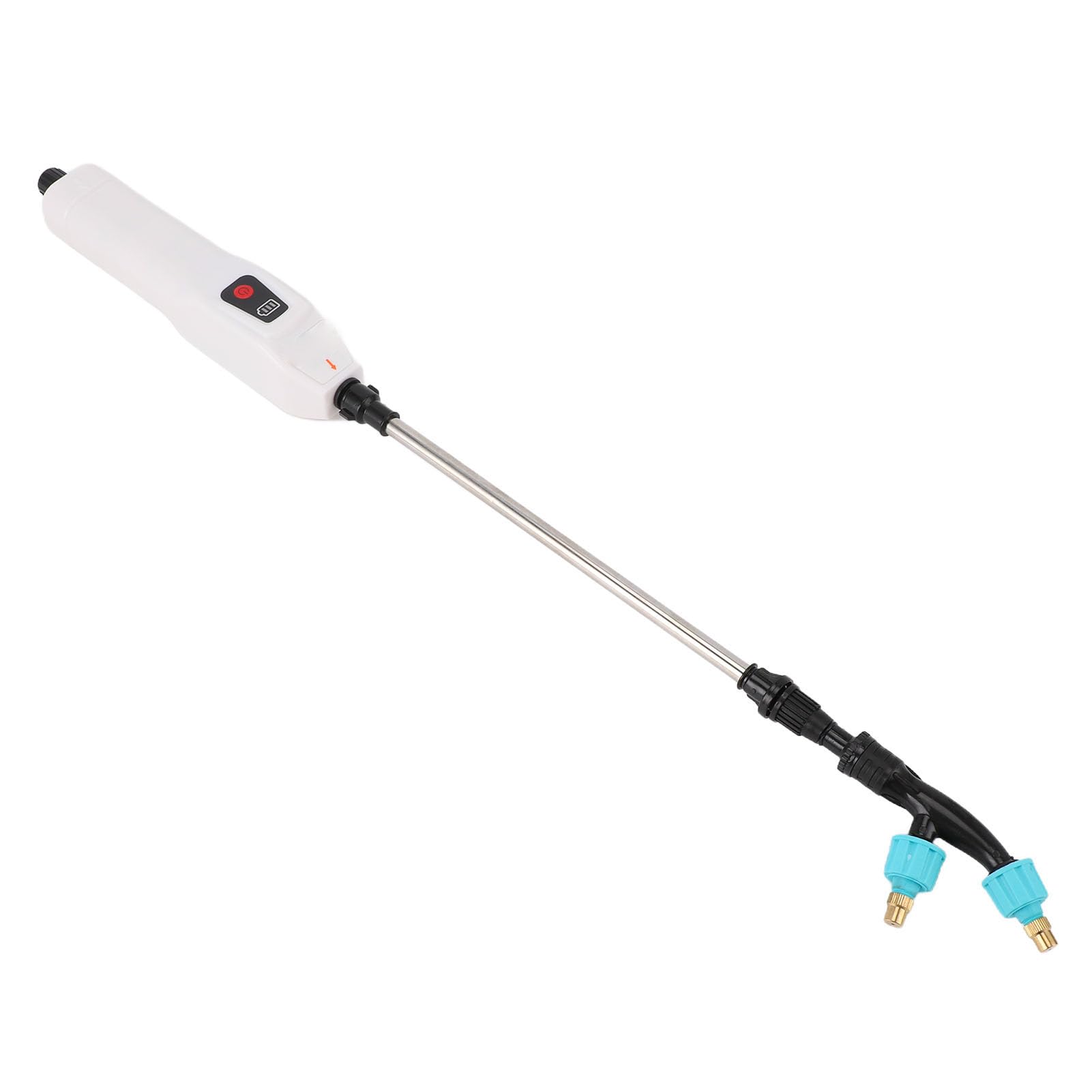 Asixxsix Pulverizador Movido a Bateria, Pulverizador Elétrico Com 3 Bicos, Varinha Retrátil e Balde de 9L, Pulverizadores de Jardim Movidos a Bateria para Quintal, Gramado e Jardim
