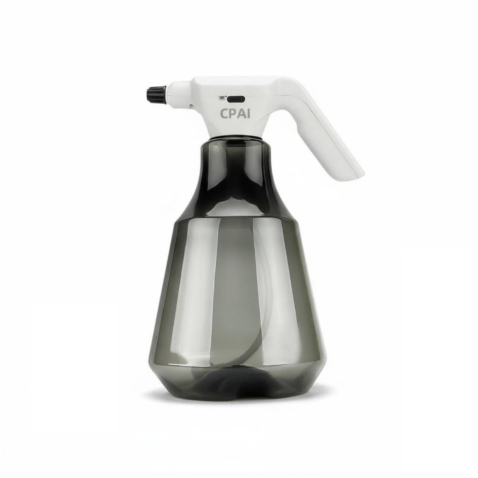 Pulverizador elétrico para plantas com alça confortável, corpo em plástico, recarregável via USB, controle de pulverização, ideal para varandas e jardins, Cinza estrelado, 2L