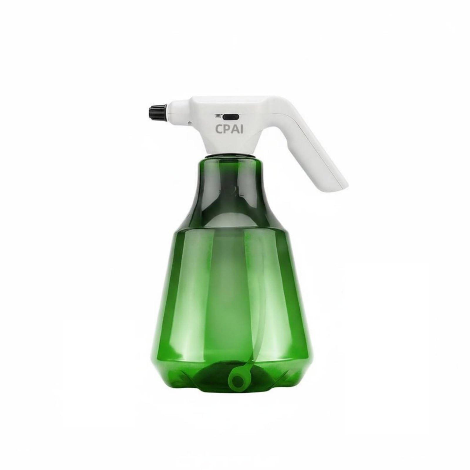 Pulverizador elétrico para plantas com alça confortável, corpo em plástico, recarregável via USB, controle de pulverização, ideal para varandas e jardins, Verde esmeralda, 2L