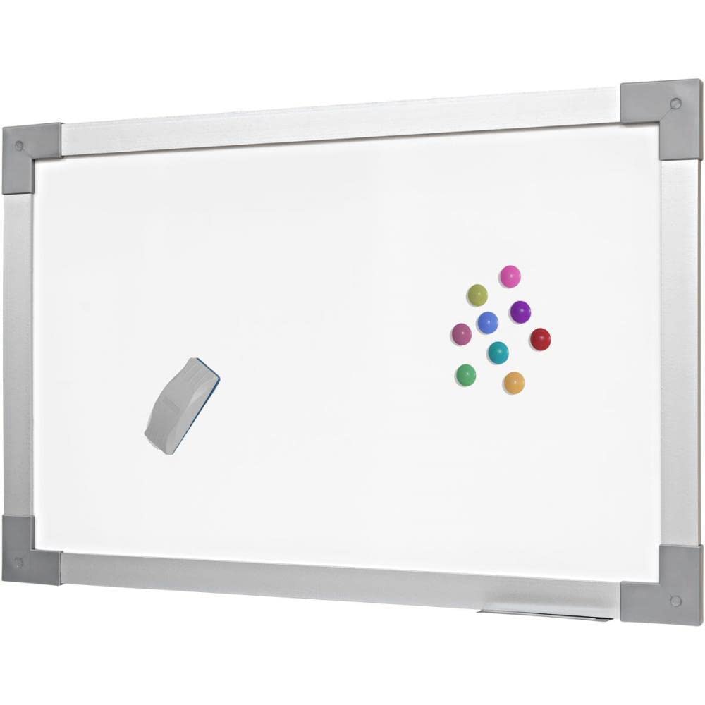 QUADRO BRANCO MAGNETICO MDF ALUMINIO SOFT PRIME 060 X 040 CM, STALO