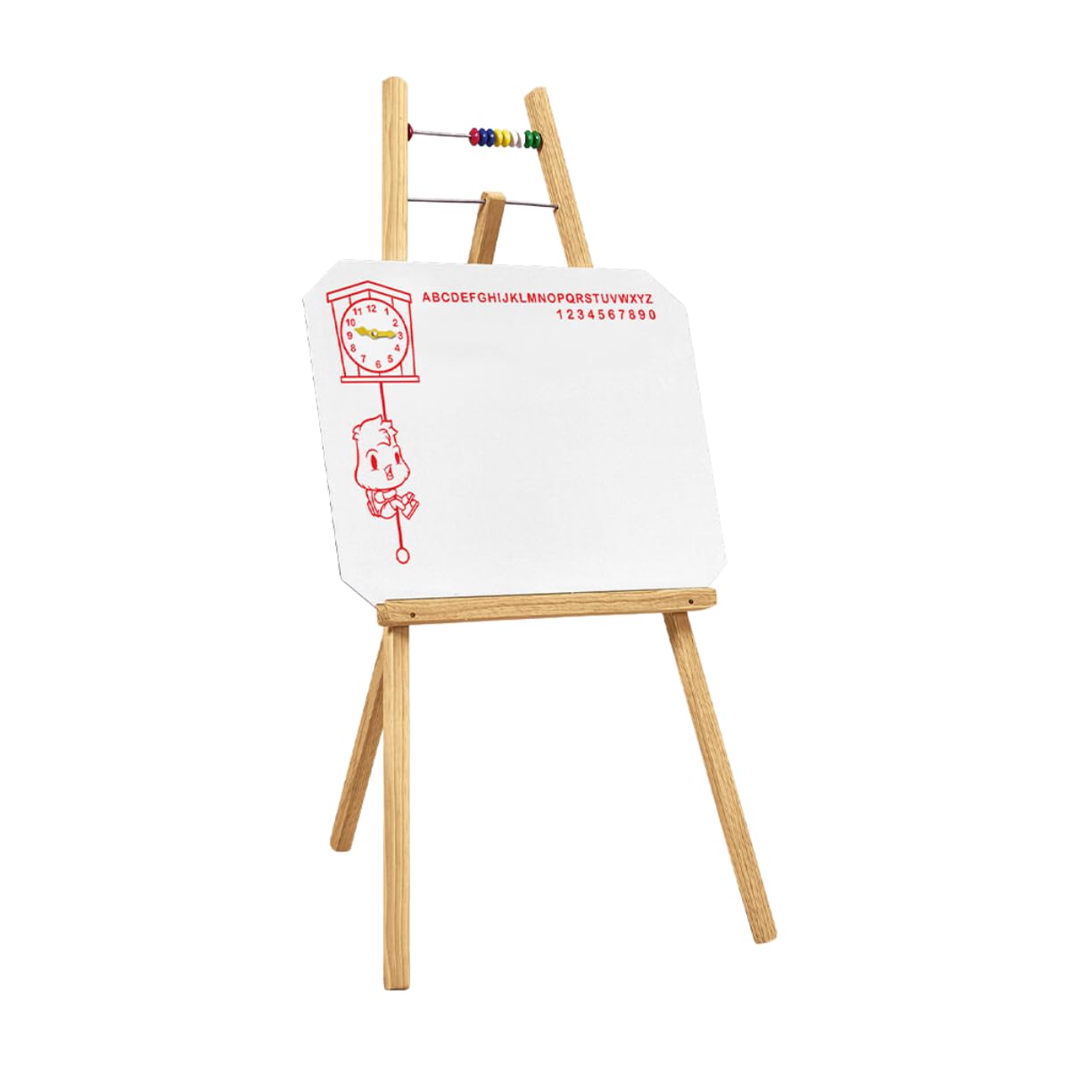 Lousa Branca Infantil Quadro Branco Cavalete Educativo Para Crianças, 94x36cm