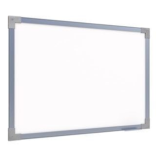 Lousa Branca 90x60cm com Moldura de Alumínio 4 Marcadores e Apagador