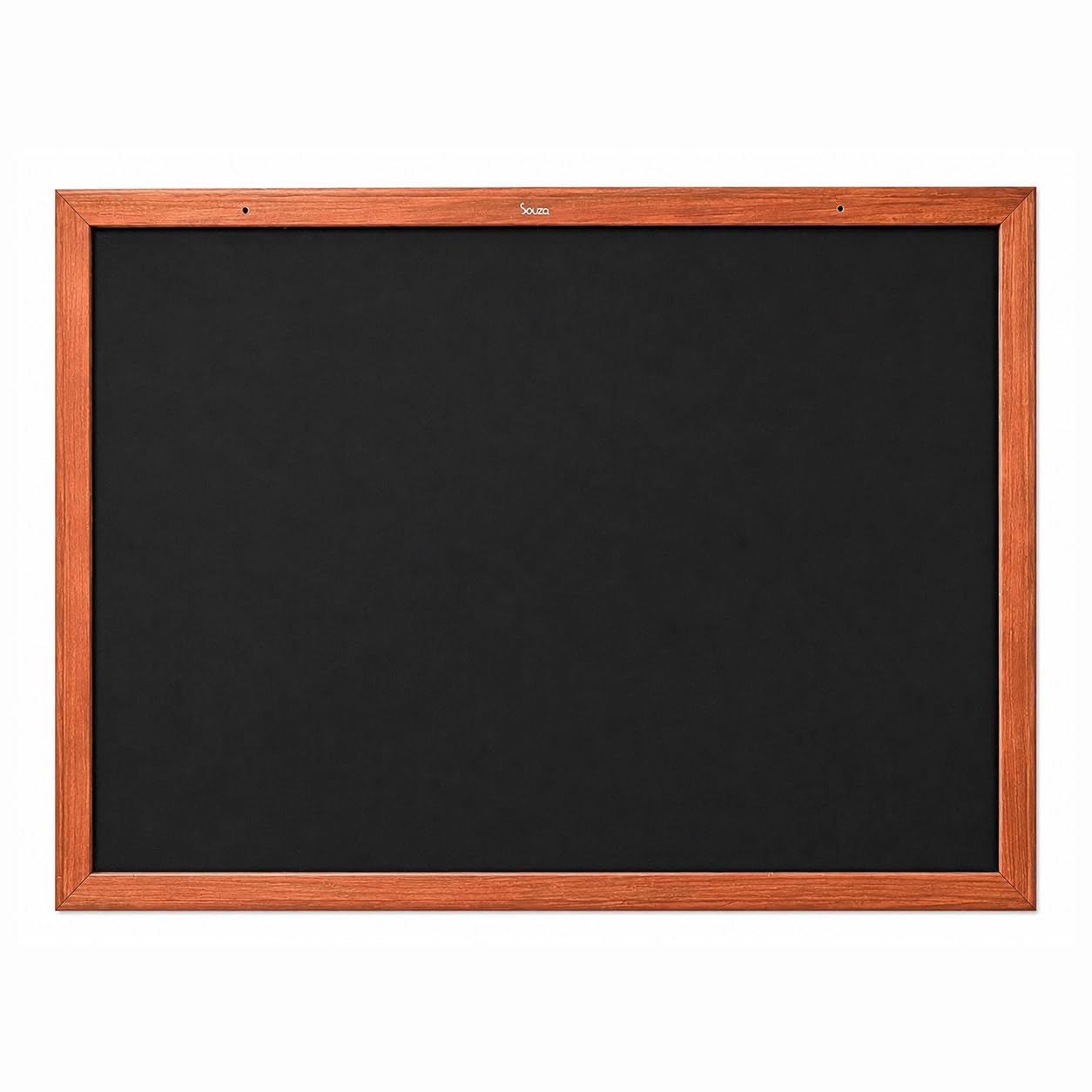 Souza & Cia Quadro Negro Standard 40 x 30 cm, Modelo 2101, Moldura em Madeira Pinus Mogno, Lousa para Escrita com Giz, Ideal para Escolas, Escritórios, Cardápios e Decoração