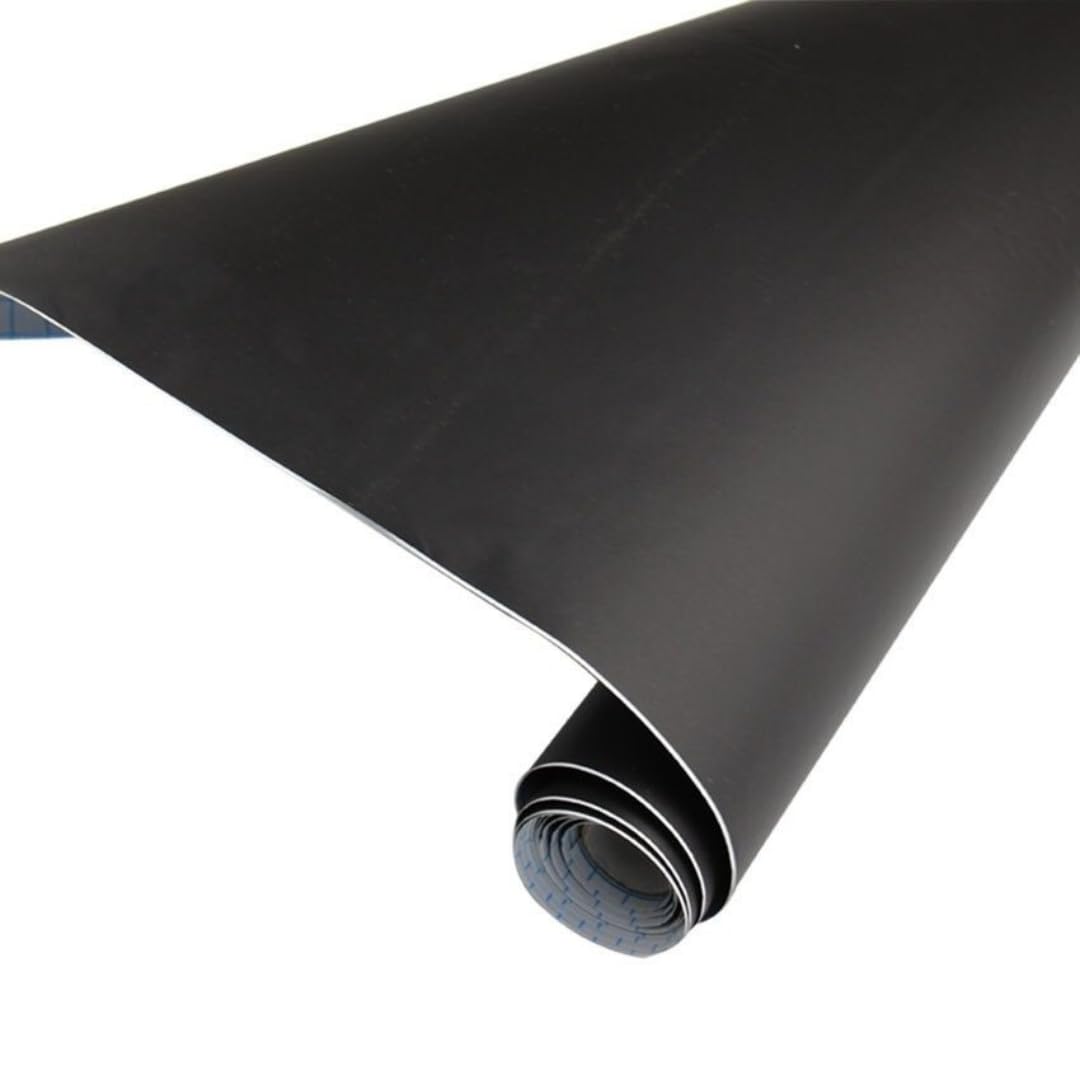 Adesivo Lousa Quadro Negro Preto Fosco 2m x 45cm – Autocolante e Impermeável para Recados, Estudo, Criatividade Infantil e Cardápios em Paredes de Restaurantes e Bares