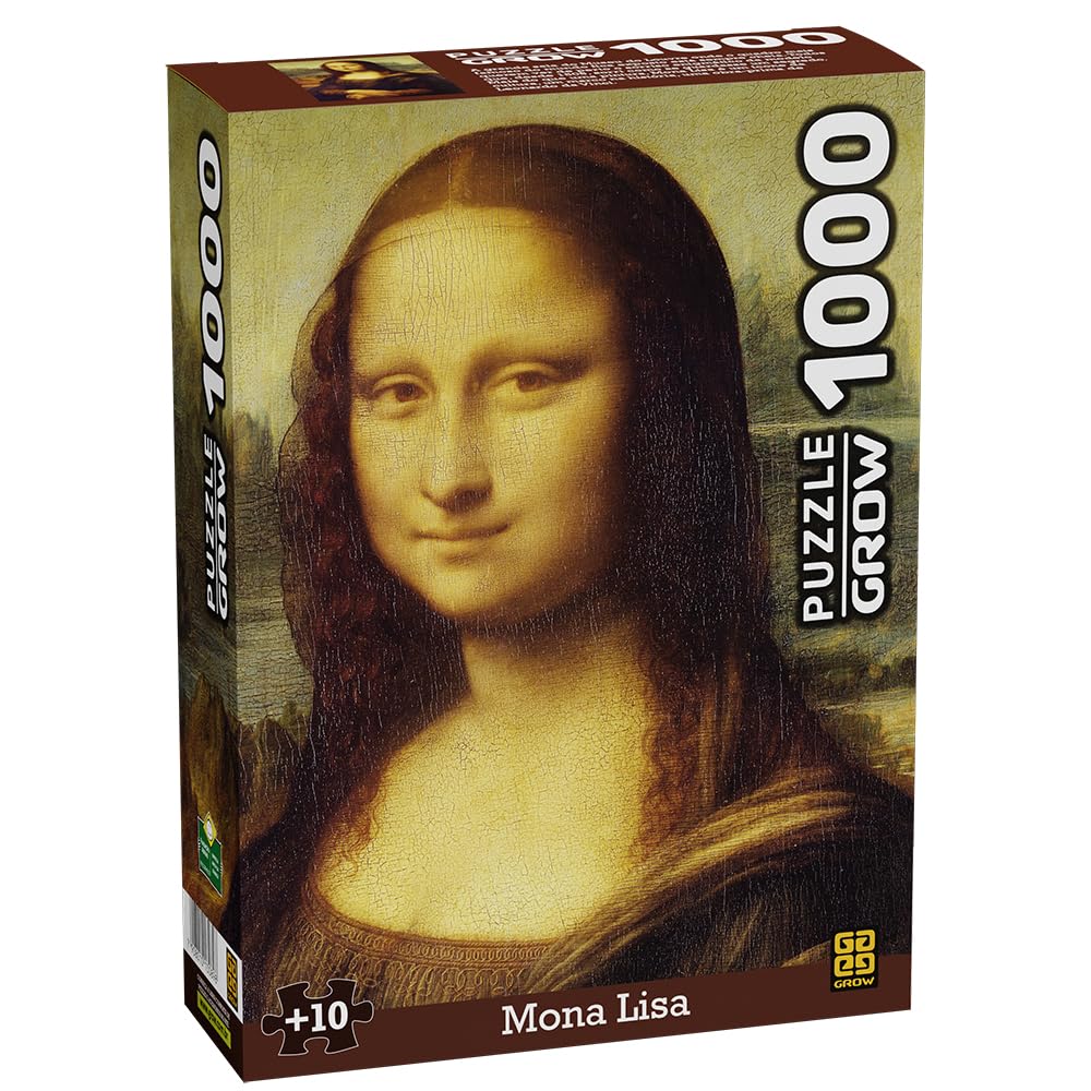 Grow Quebra Cabeça 1000 Peças Monalisa