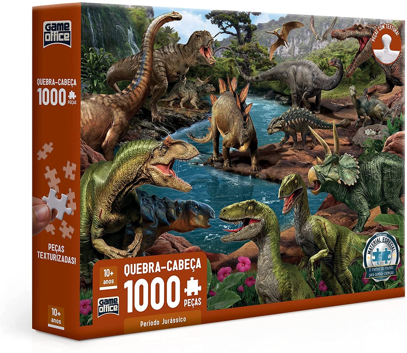 Toyster - Quebra-cabeça: Era Jurássica - 1000 peças - Game Office