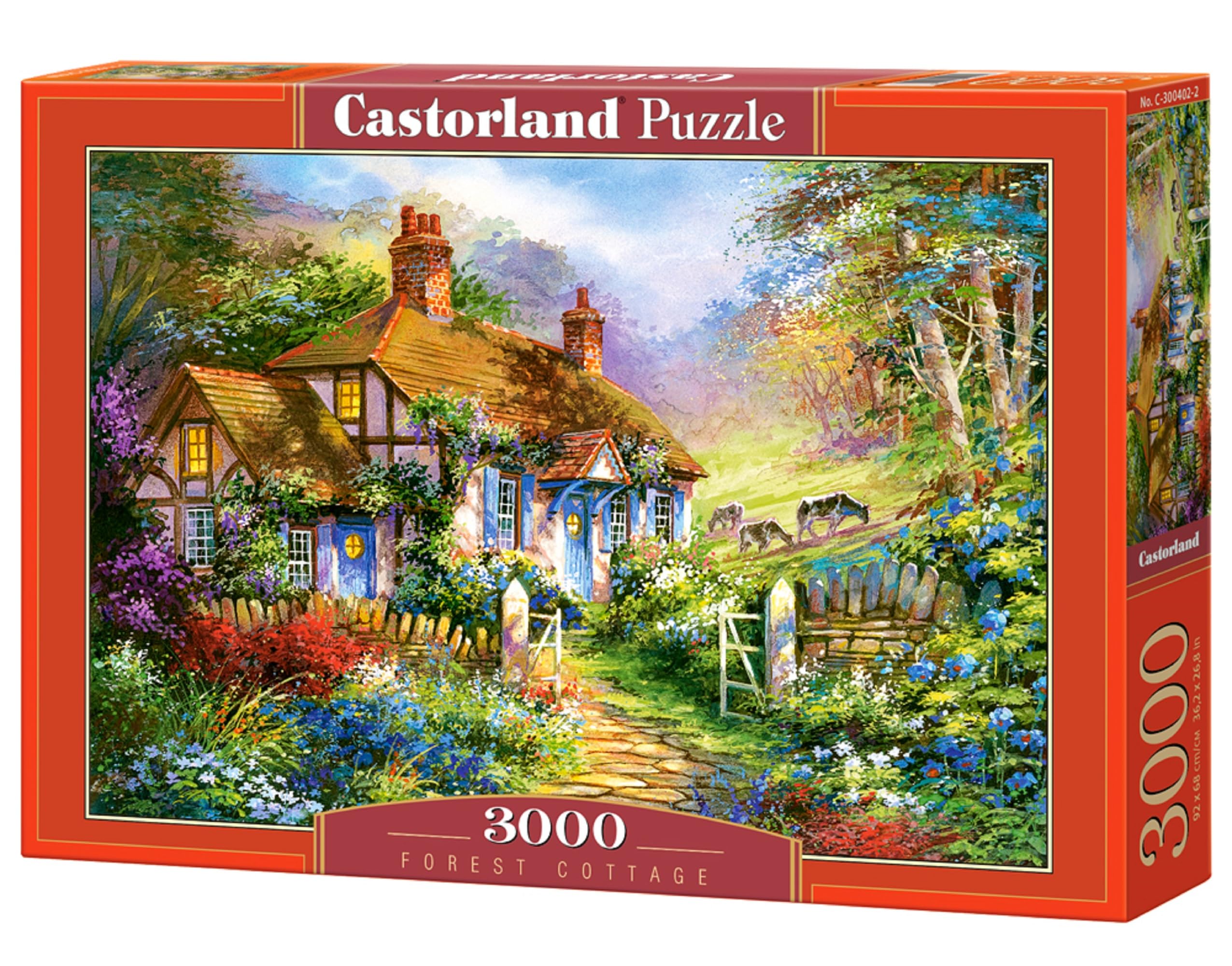 Castorland C-300402-2 - Forest Cottage, puzzle 3000 peças