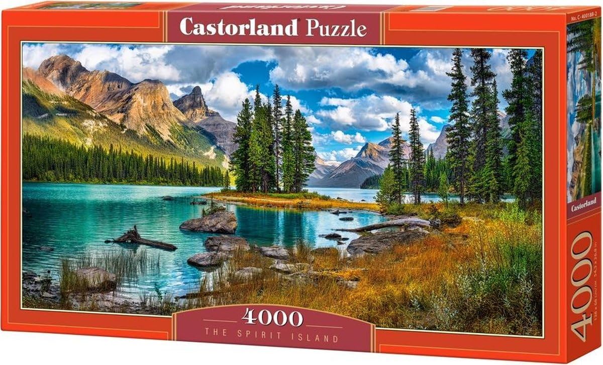 Castorland C-400188-2 - Quebra-cabeça Paisagem Mágica 4000 peças, Vermelho