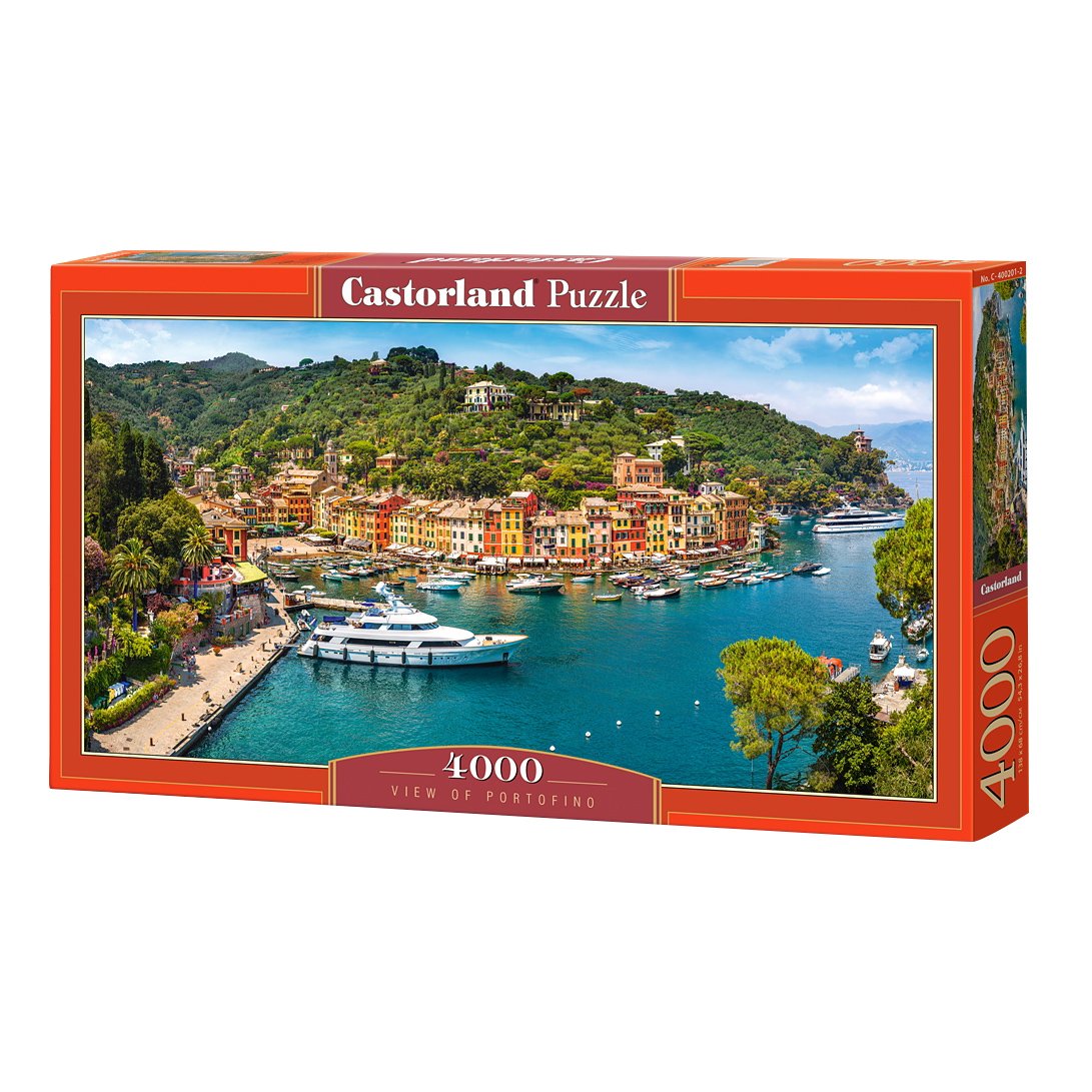 Castorland C-400201-2 View of Portofino, Quebra-cabeça 4000 peças