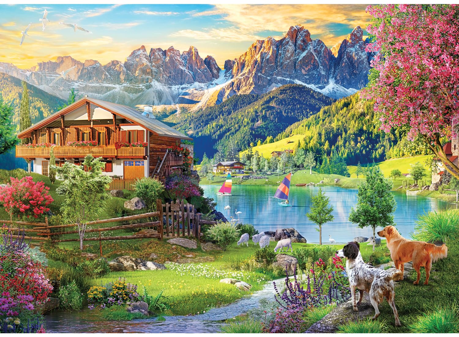 Anatolian Quebra-Cabeça - Dolomitas, De 3.000 Peças, Nº 4928
