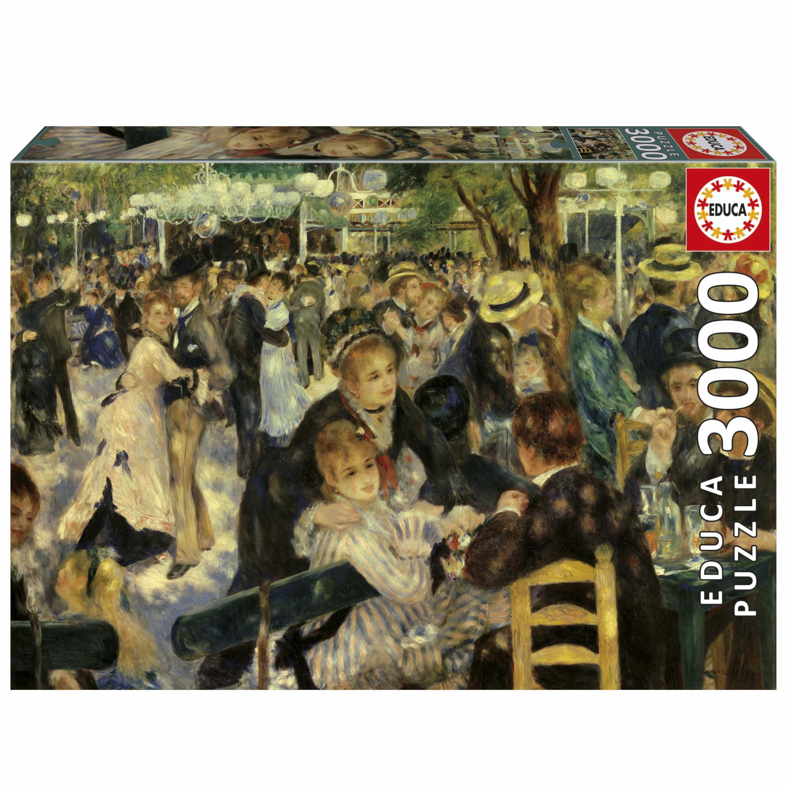 Educa - Quebra-cabeça adulto de 3000 peças | Dance no EL Moulin. Inclui o serviço de peças perdidas enquanto durarem os estoques. Dimensões: 120 x 85 cm. A partir dos 14 anos (20311)