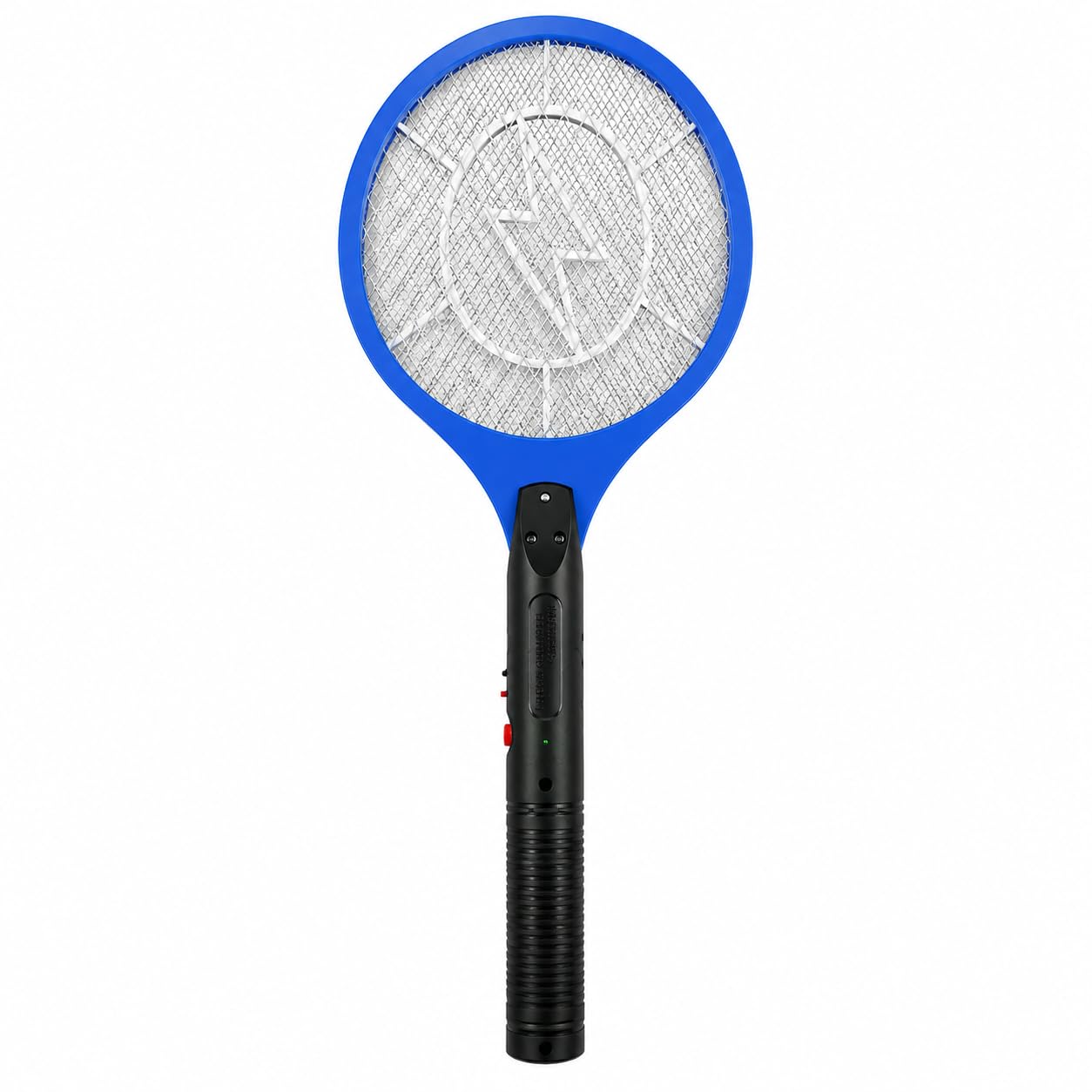 Aurenzza Raquete Mata Mosquito Elétrica Recarregável 50cm Bivolt Mata Moscas Pernilongos Insetos Seta Azul